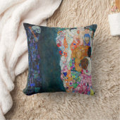 グスタフクリムト – 死と生命 クッション (ブランケット)