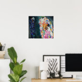 グスタフクリムト – 死と生命 ポスター (ホームオフィス)