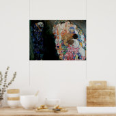 グスタフクリムト – 死と生命 ポスター (キッチン)