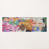 グスタフクリムト – 死と生命 ヨガマット (正面(横))