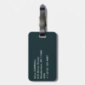 グスタフクリムト – 死と生命 ラゲッジタグ (裏面縦)