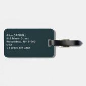 グスタフクリムト – 死と生命 ラゲッジタグ (裏面横)