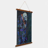 グスタフクリムト – 死と生命 吊り下げ型タペストリー (傾斜あり)