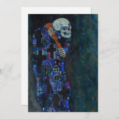 グスタフクリムト – 死と生命 招待状 (正面/裏面)