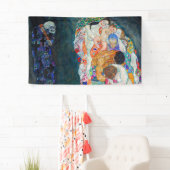 グスタフクリムト – 死と生命 横断幕 (インサイチュ)