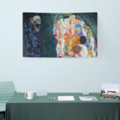 グスタフクリムト – 死と生命 横断幕 (トレードショー)