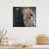 グスタフクリムト – 死と生命, 1910 ポスター (キッチン)