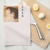 グスタフクリムト – 母と子 キッチンタオル (四つ折り)