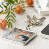 グスタフクリムト – 母と子 キーホルダー (側面)