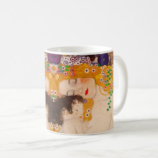 グスタフクリムト – 母と子 コーヒーマグカップ (正面右)