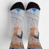 グスタフクリムト – 母と子 ソックス (上部)