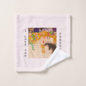 グスタフクリムト – 母と子 バスタオルセット (ウォッシュタオル)