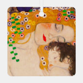 グスタフクリムト – 母と子 メタルオーナメント (裏面)