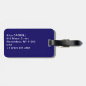 グスタフクリムト – 母と子 ラゲッジタグ (裏面横)