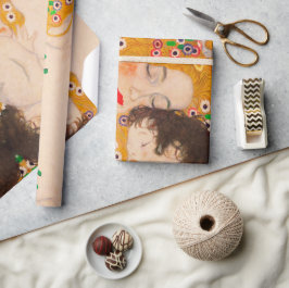 グスタフクリムト – 母と子 ラッピングペーパー