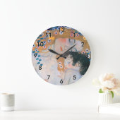 グスタフクリムト – 母と子 ラージ壁時計 (ホーム)