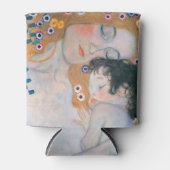 グスタフクリムト – 母と子 缶クーラー (正面)