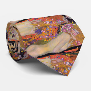 グスタフクリムト, "水ヘビII （ガールフレンド） " ネクタイ