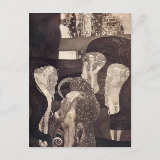 グスタフクリムト – 法学(最終州) ポストカード (正面)