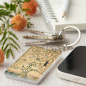 グスタフクリムト – 生活の木,ストクレットフリーズ キーホルダー (正面右)