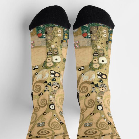 グスタフクリムト – 生活の木,ストクレットフリーズ ソックス (上部)