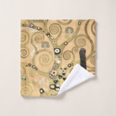 グスタフクリムト – 生活の木,ストクレットフリーズ バスタオルセット (ウォッシュタオル)