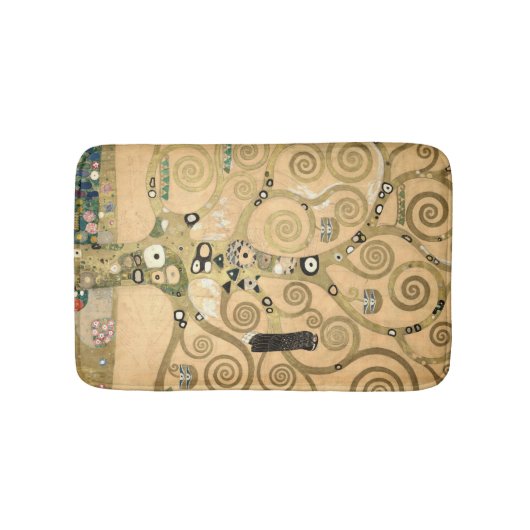 グスタフクリムト – 生活の木，ストクレットフリーズ バスマット (正面)
