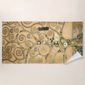 グスタフクリムト – 生活の木,ストクレットフリーズ ビーチタオル (正面)