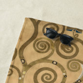 グスタフクリムト – 生活の木,ストクレットフリーズ ビーチタオル (インサイチュ)