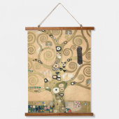 グスタフクリムト – 生活の木,ストクレットフリーズ 吊り下げ型タペストリー (正面)