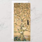 グスタフクリムト – 生活の木,ストクレットフリーズ 招待状 (正面/裏面)
