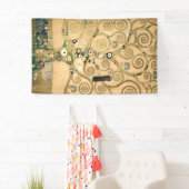 グスタフクリムト – 生活の木，ストクレットフリーズ 横断幕 (インサイチュ)