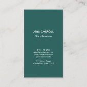 グスタフクリムト – 花園 – QRコード 名刺 (裏面)