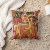 グスタフクリムト – 衛生方医学健康の女神 クッション (ブランケット)