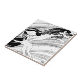 グスタフクリムト – 魚の血サーレアルアー日本のト タイル (側面)