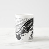 グスタフクリムト – 魚の血サーレアルアー日本のト ボーンチャイナマグカップ (正面)