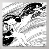 グスタフクリムト – 魚の血サーレアルアー日本のト ポスター (正面)