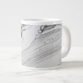 グスタフクリムト-魚の血 ジャンボコーヒーマグカップ (正面右)