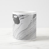 グスタフクリムト-魚の血 ジャンボコーヒーマグカップ (正面)