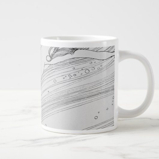 グスタフクリムト-魚の血 ジャンボコーヒーマグカップ (右)