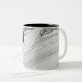 グスタフクリムト – 魚の血 ツートーンマグカップ (正面右)