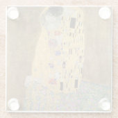 グスタフクリムト | 1907-08キス ガラスコースター (裏面)