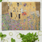 グスタフクリムト | 1907-08キス キッチンタオル (折り畳み)