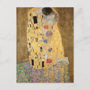 グスタフクリムト   1907-08キス ポストカード