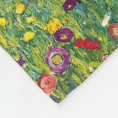 グスタフクリムト- Apple Tree フリースブランケット (角)