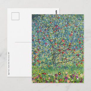 グスタフクリムト- Apple Tree ポストカード