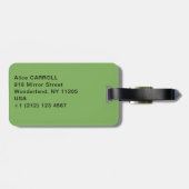 グスタフクリムト- Apple Tree ラゲッジタグ (裏面横)