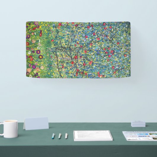 グスタフクリムト- Apple Tree 横断幕 (トレードショー)
