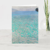 グスタフクリムト-attersee カード (正面)