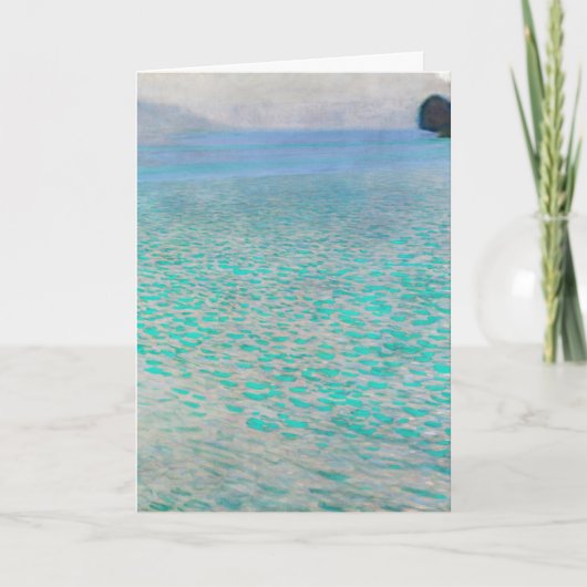 グスタフクリムト-attersee カード (正面)